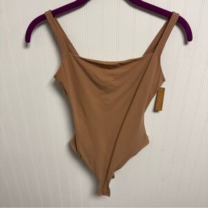 Skims Fits Everybody Square Neck Sleeveless Thong Bodysuit